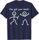 I've Got Your Back Funny Stick Figure Humor
