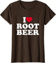 I Love Root Beer I Heart Root Beer Lover