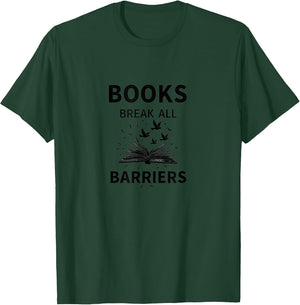 Books Break All Barriers Reading Freedom Design