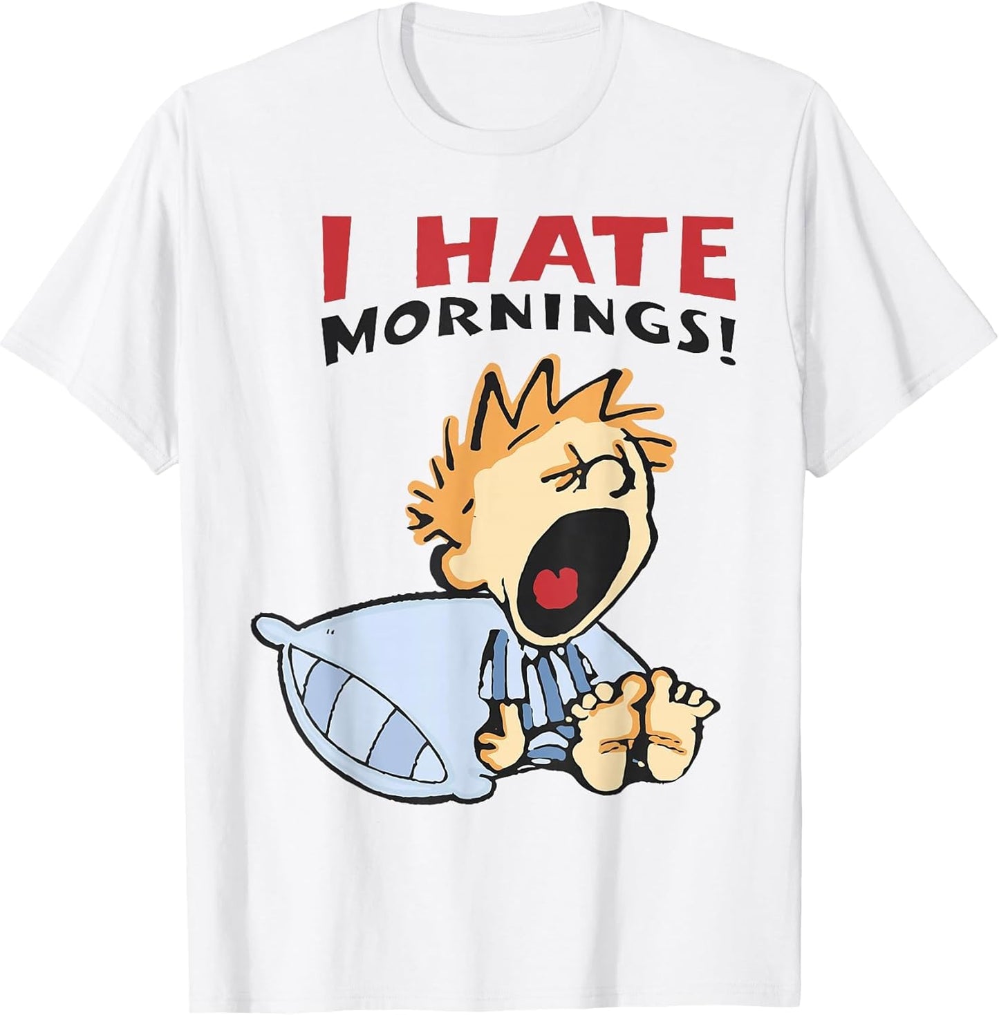 I Hate Mornings Funny Graphic Women Kids