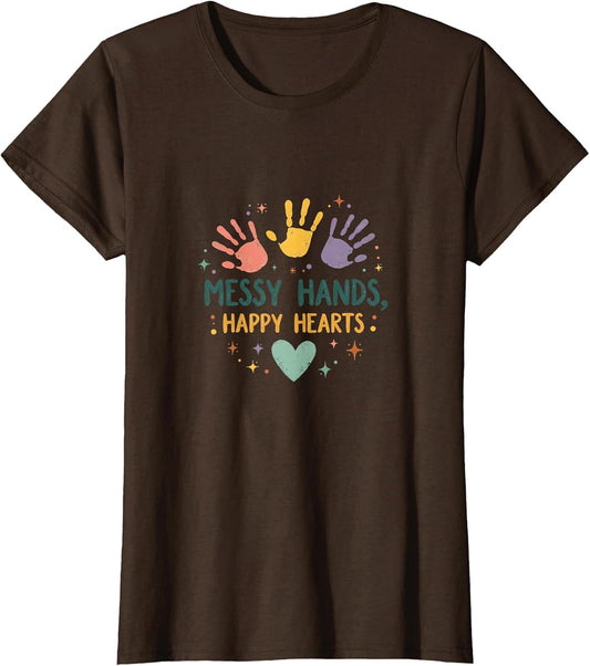 Messy Hands Happy Hearts Preschool Teacher Design