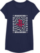 NBA Houston Rockets Retro Checkerboard Wave
