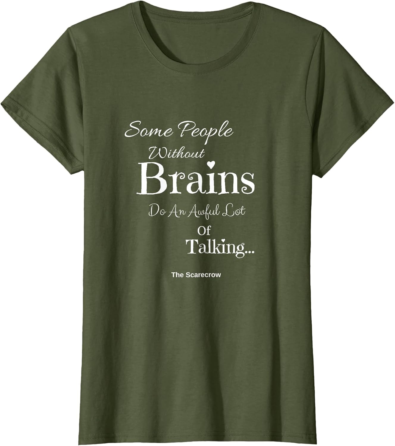 Wizard of Oz Scarecrow People Without Brains Quote Funny
