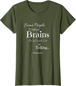 Wizard of Oz Scarecrow People Without Brains Quote Funny
