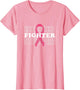 Fighter Pink Ribbon Breast Cancer Awareness