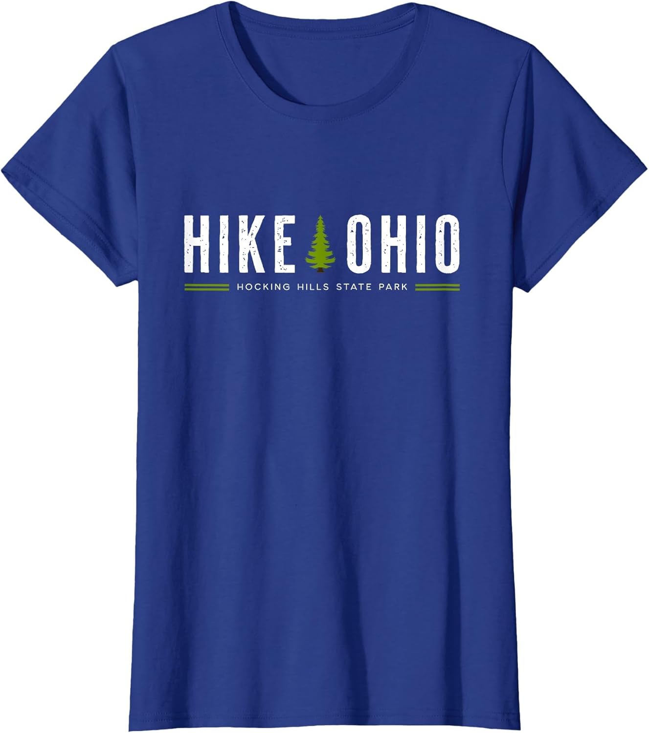 Ohio Hocking Hills State Park Hike Tree Retro Graphic