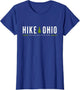 Ohio Hocking Hills State Park Hike Tree Retro Graphic