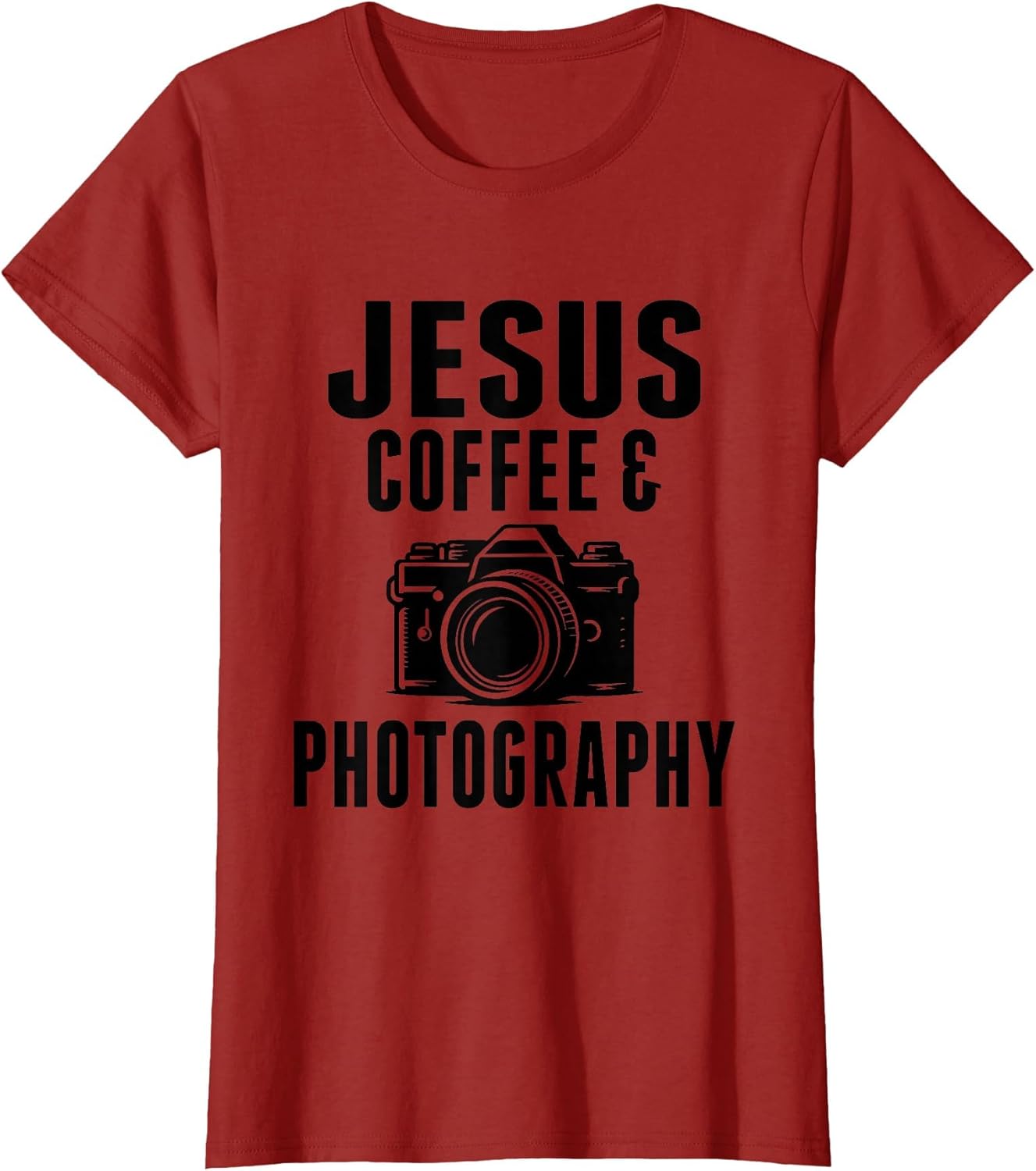 Jesus Coffee and Photography Funny Photographer Camera