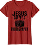 Jesus Coffee and Photography Funny Photographer Camera