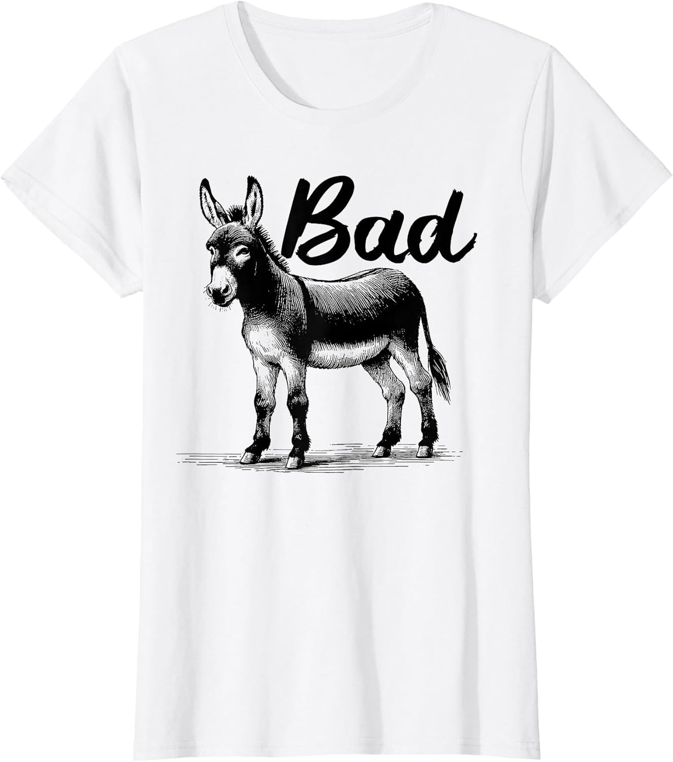 Funny Bad Ass Donkey Shirt Badass Donkey Retro Donkeys Meme
