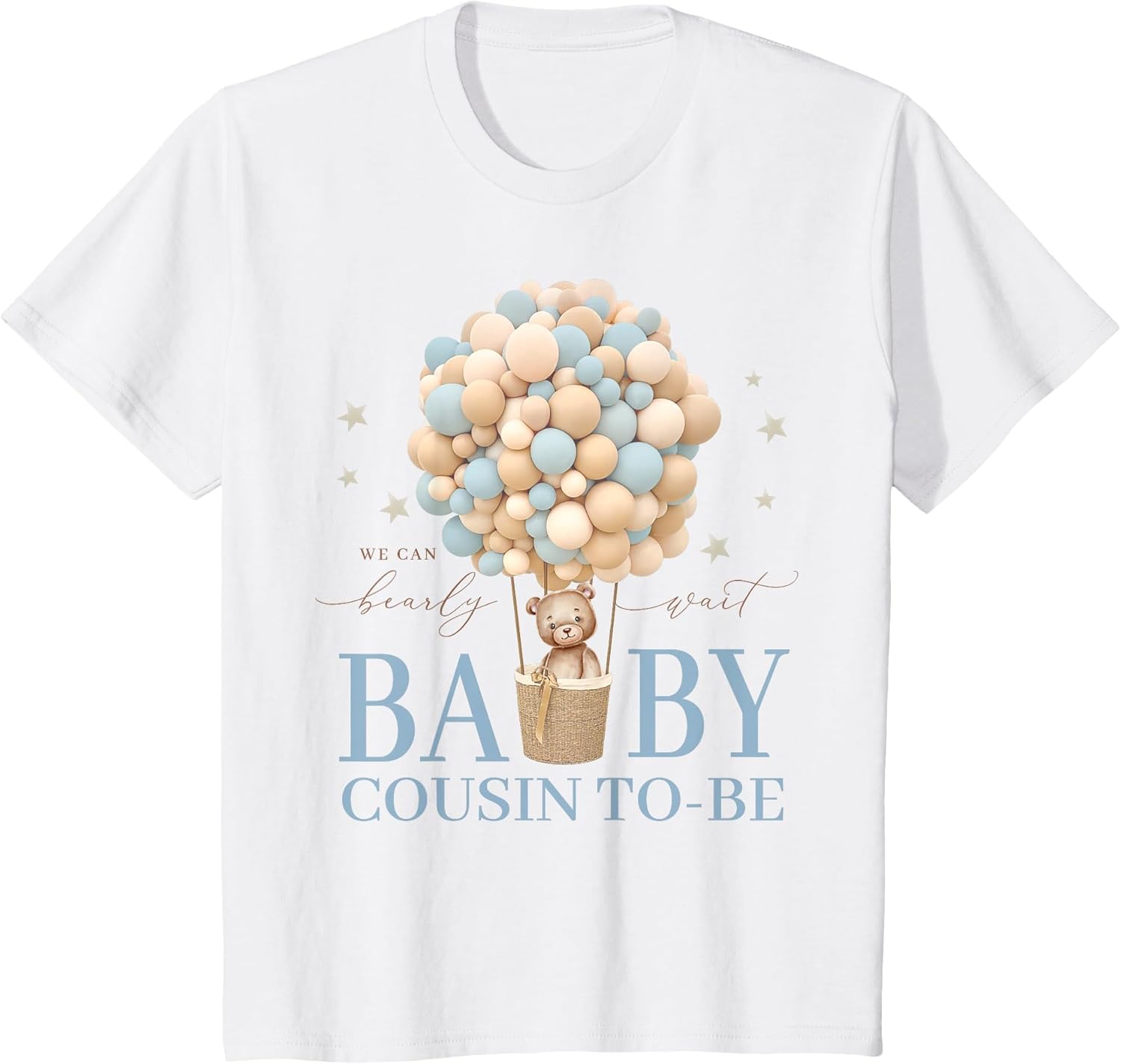 Cousin We Can Bearly Wait Baby Shower Bear Family Matching
