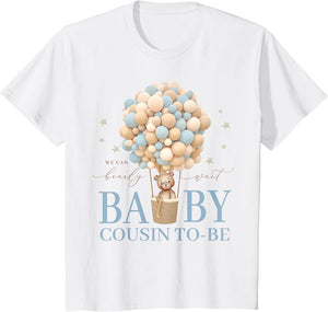 Cousin We Can Bearly Wait Baby Shower Bear Family Matching