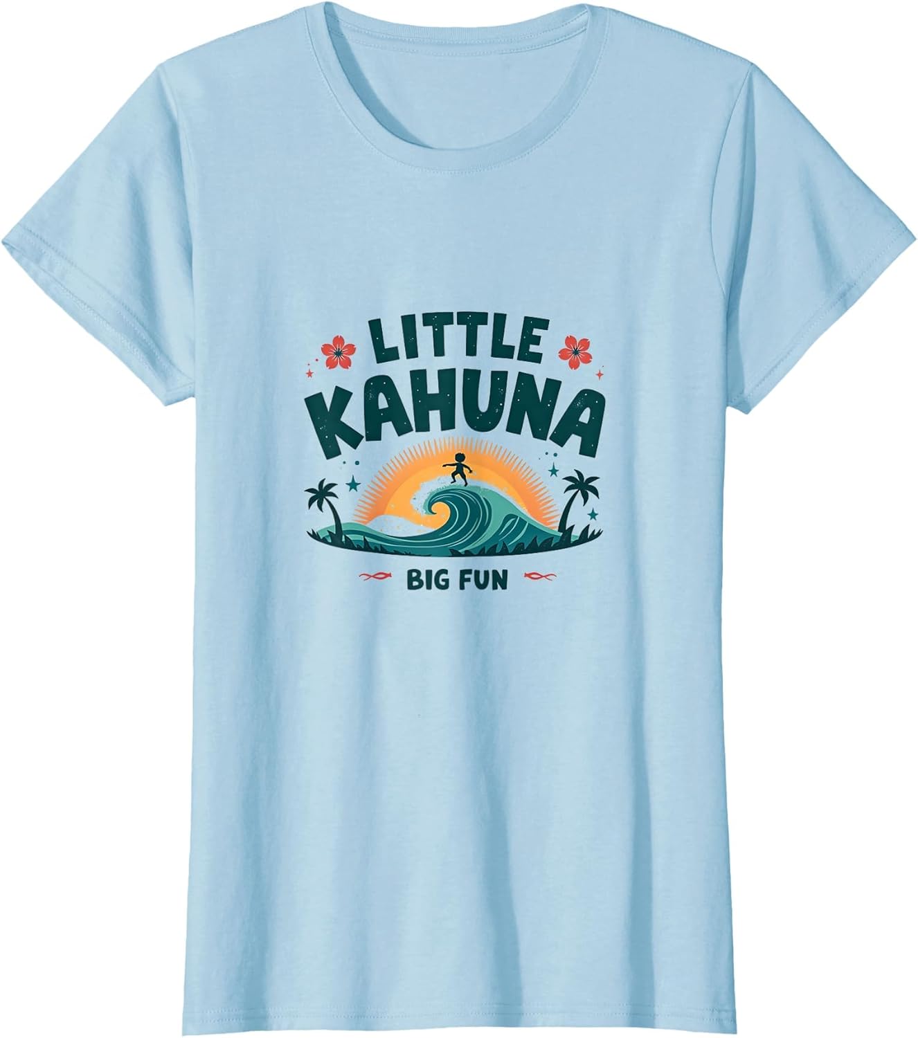 Little Kahuna Big Fun Hawaiian Boys Design