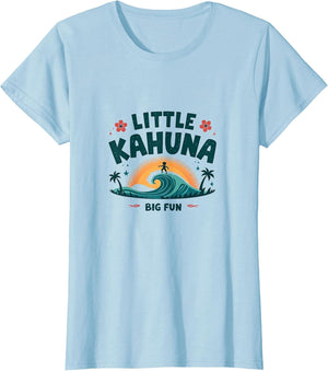 Little Kahuna Big Fun Hawaiian Boys Design