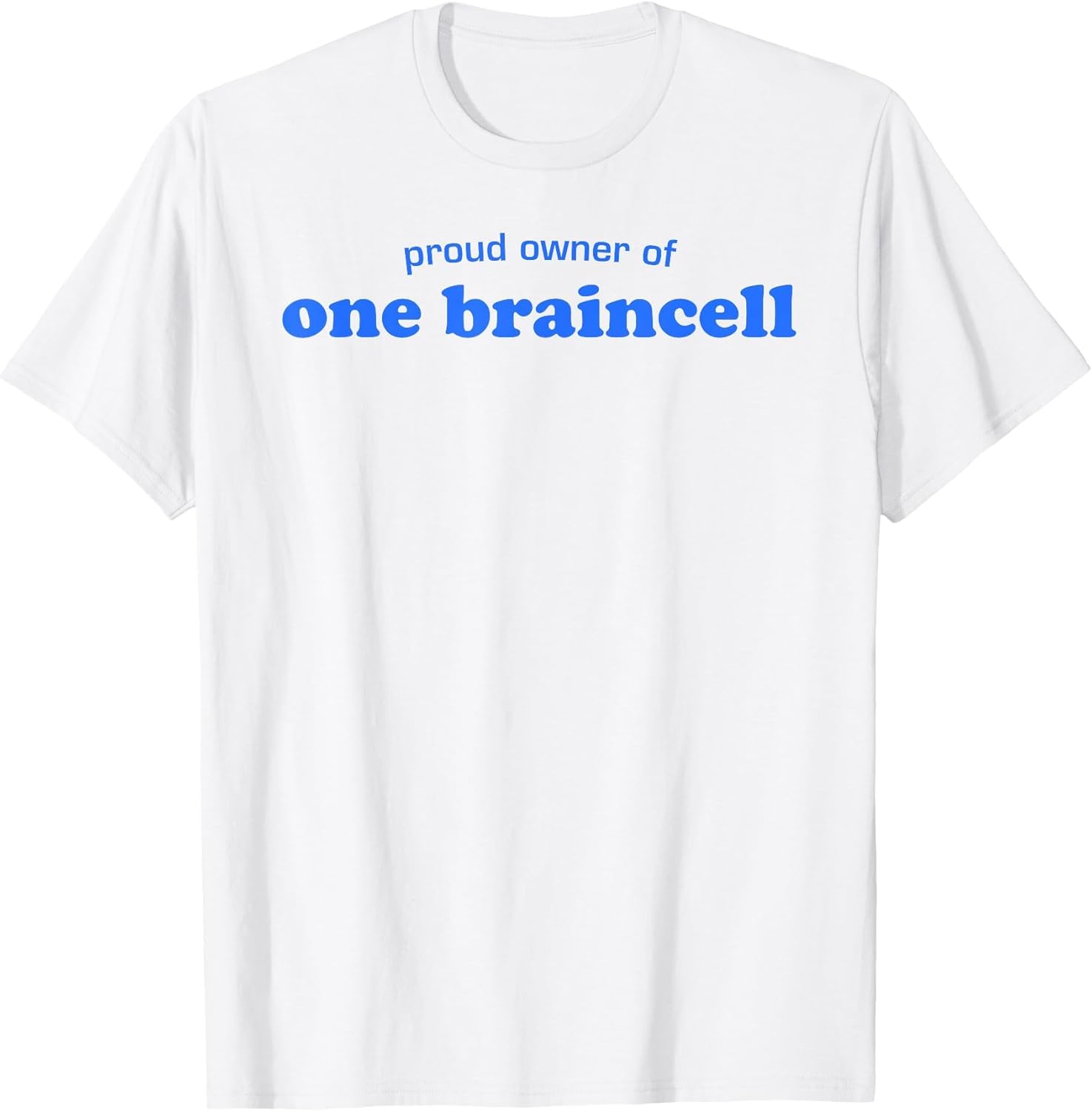 Proud Owner of One Braincell Funny Sarcastic Humor Quote