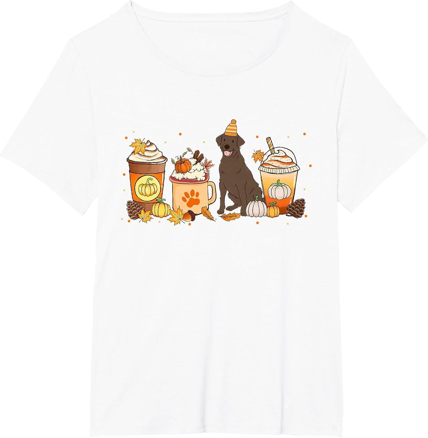 Labrador Retriever Coffee Pumpkin Spice Fall Thanksgiving
