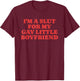 Slut for My Boyfriend Gay Pride Parade LGBTQ Trans Queer