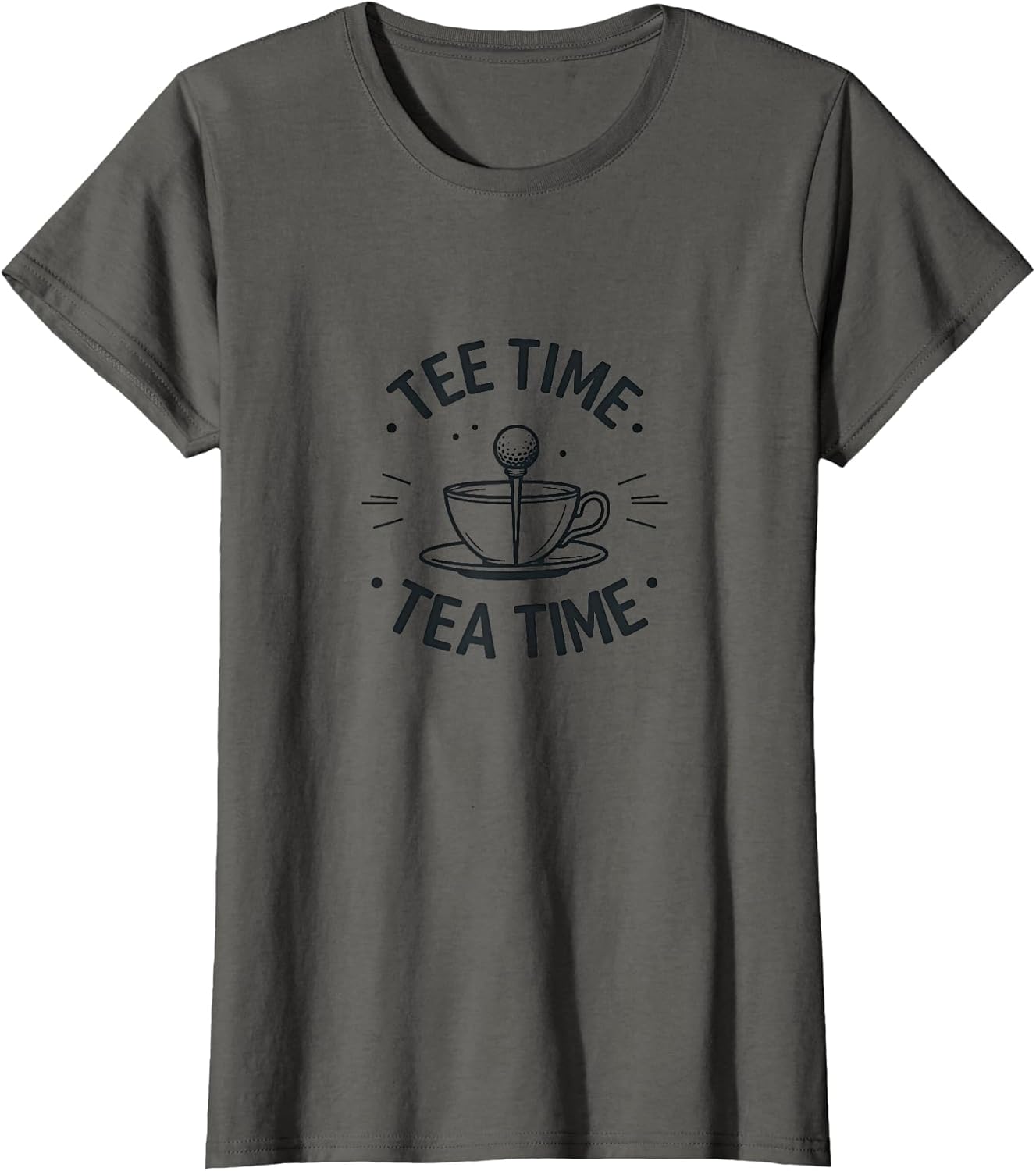 Time Tea Time Funny Golf Design