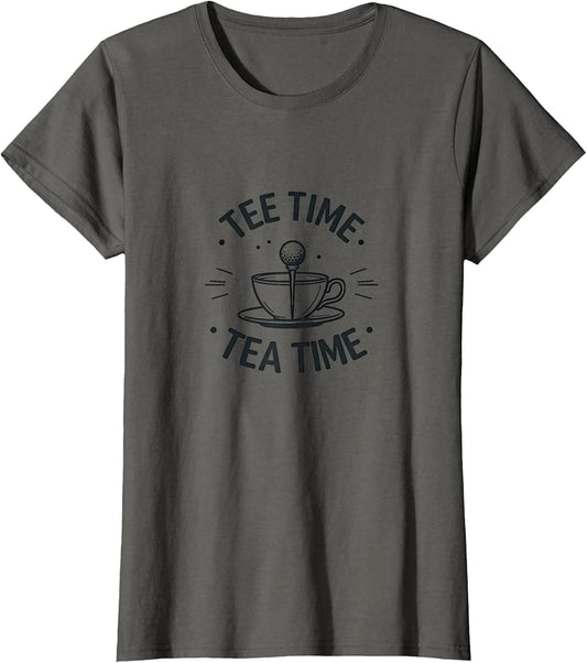 Time Tea Time Funny Golf Design
