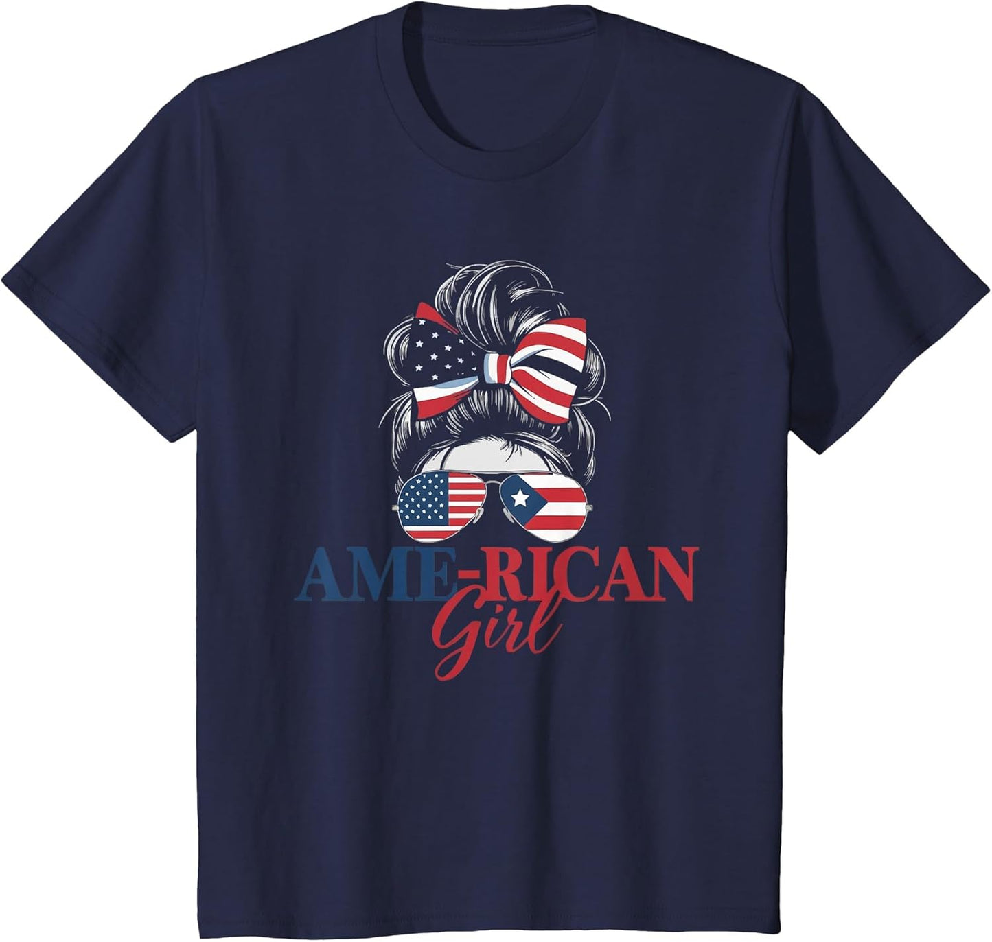 Half Puerto Rican Half American USA Flag Puerto Rico