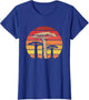 Baobab Tree on Vintage Sunset, Dendrology, Baobab