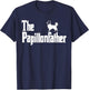 The PapillonFather Funny Papillon Dog Dad Men