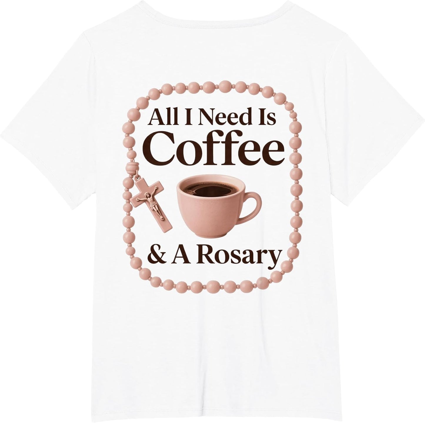 Coffee and Rosary - Funny Catholic Saying
