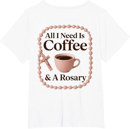 Coffee and Rosary - Funny Catholic Saying