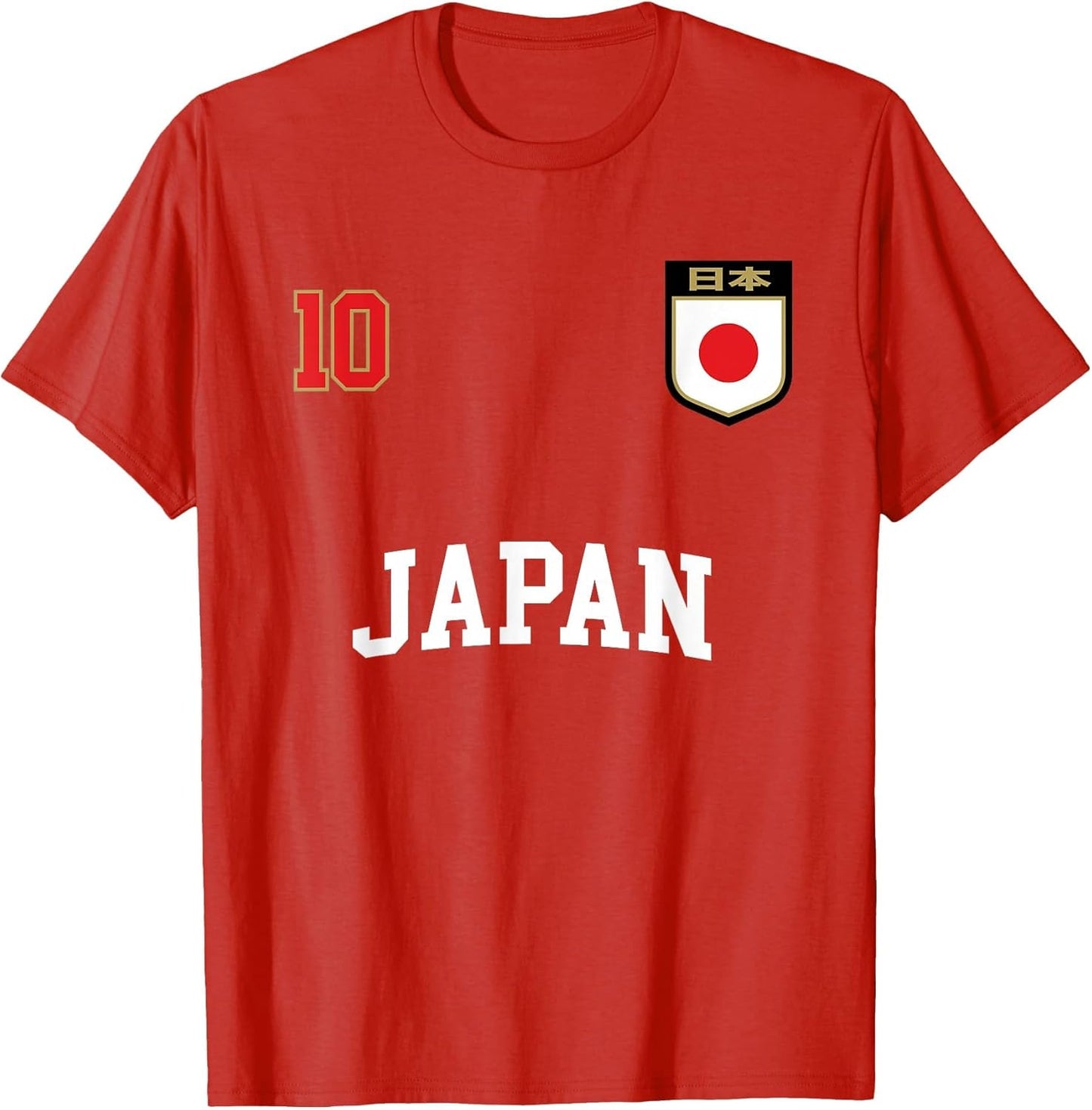 Japan Soccer Team Shirt 10 Retro Japanese Flag Shirt Nihon