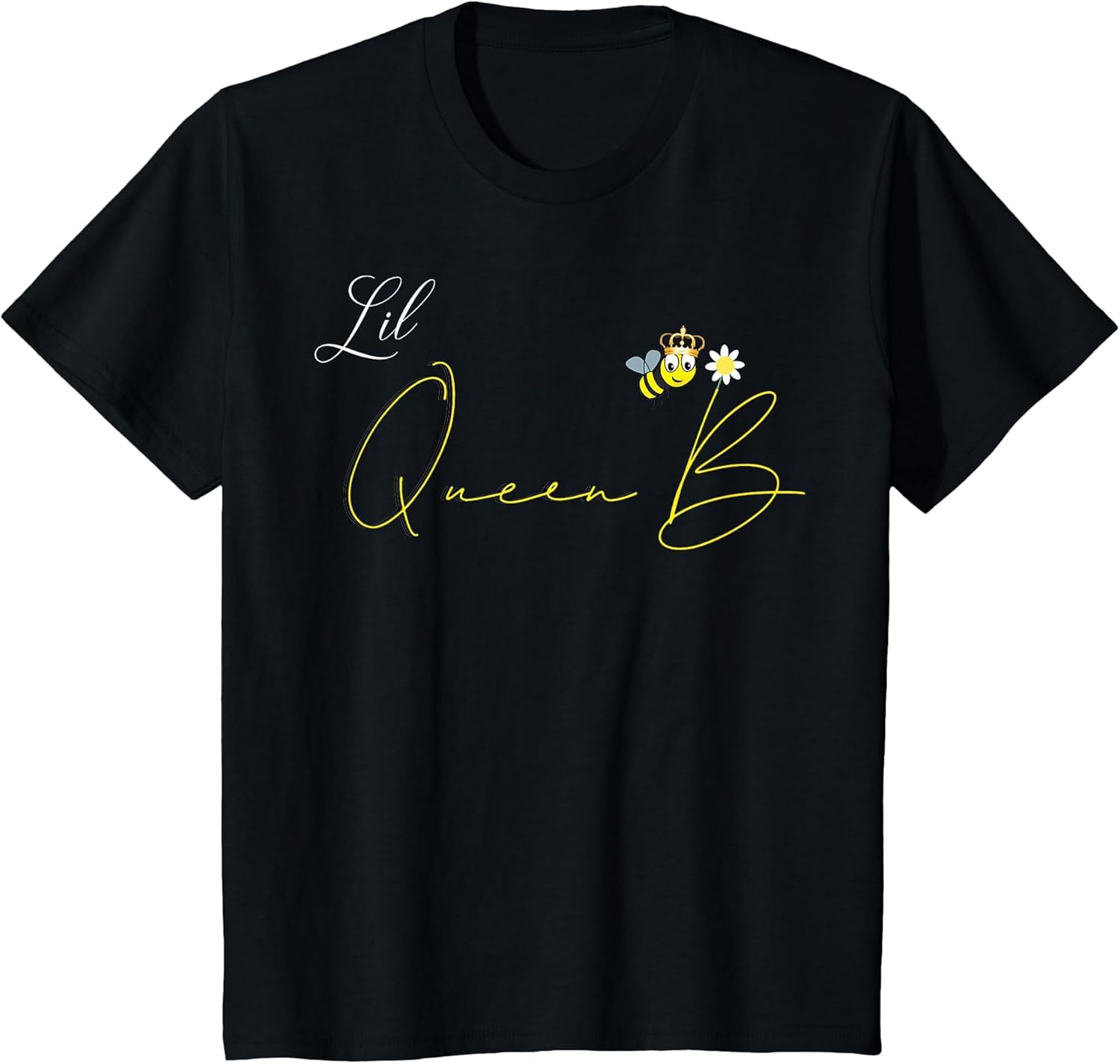Kids Lil Queen B Shirt Bee Top Graphic Funny