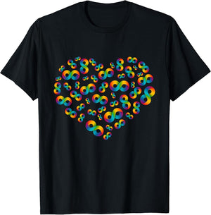 Autism Awareness Heart Acceptance Rainbow Infinity Symbol