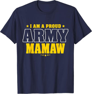 I Am A Proud Army Mamaw Patriotic Pride Military Grandma