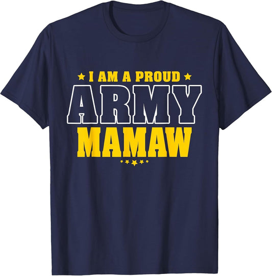 I Am A Proud Army Mamaw Patriotic Pride Military Grandma
