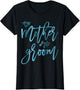 Bridal Party Shirts Teal Mother of The Groom Cute