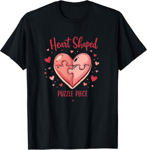Heart Shaped Puzzle Piece Valentine Design