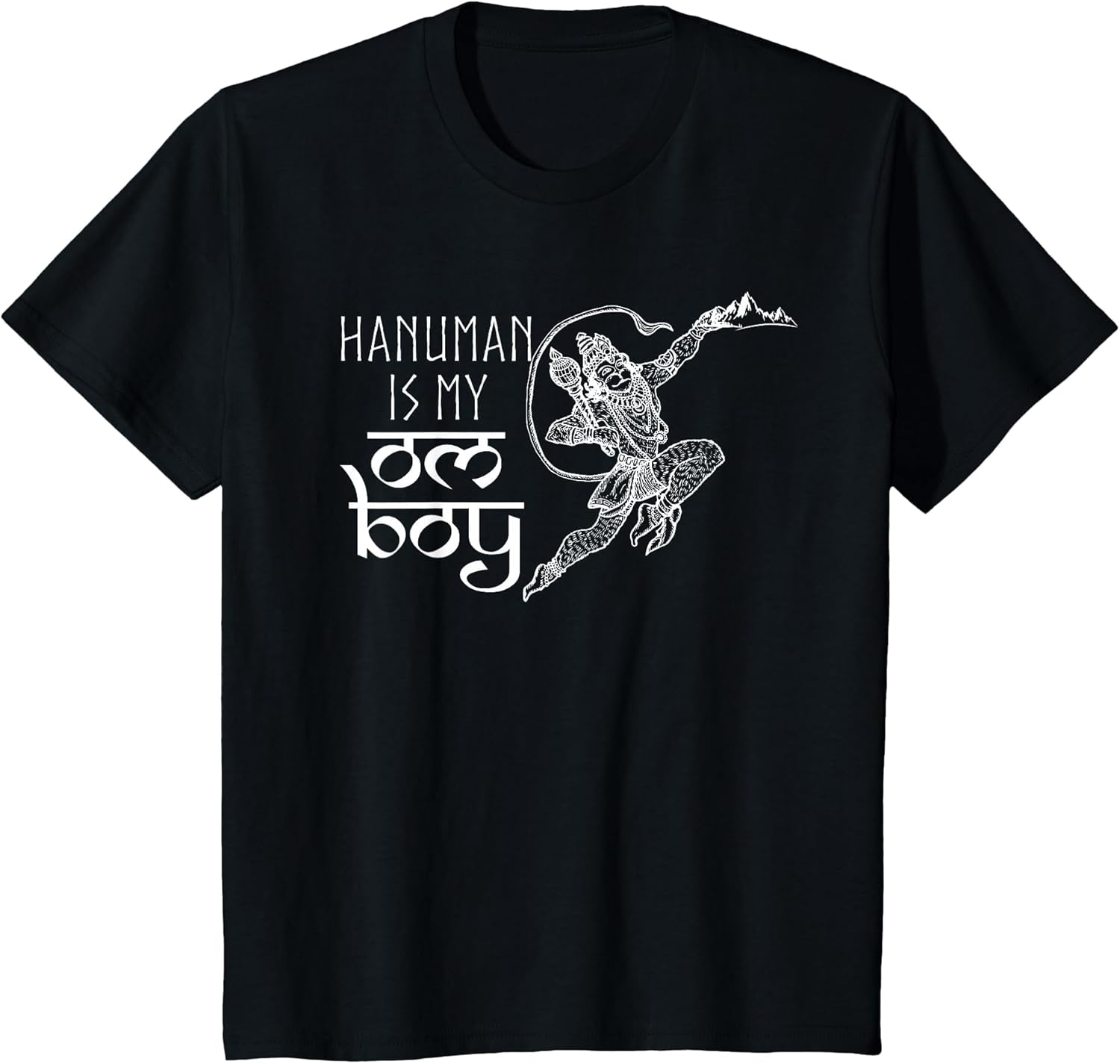 Funny Hanuman is My Om Boy Hindu God Shirt