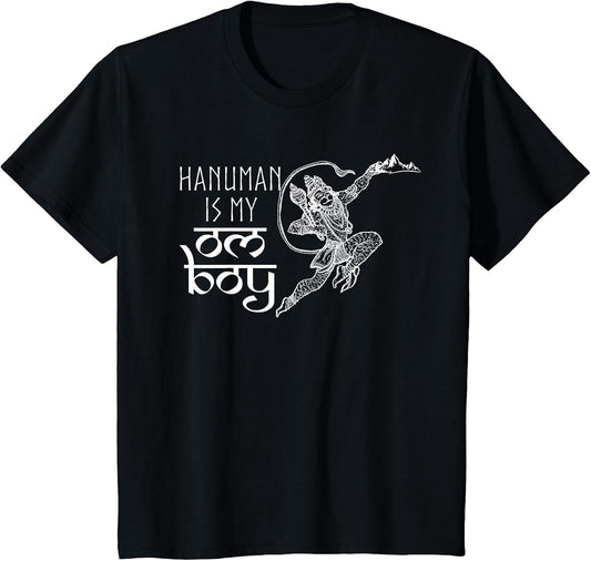 Funny Hanuman is My Om Boy Hindu God Shirt