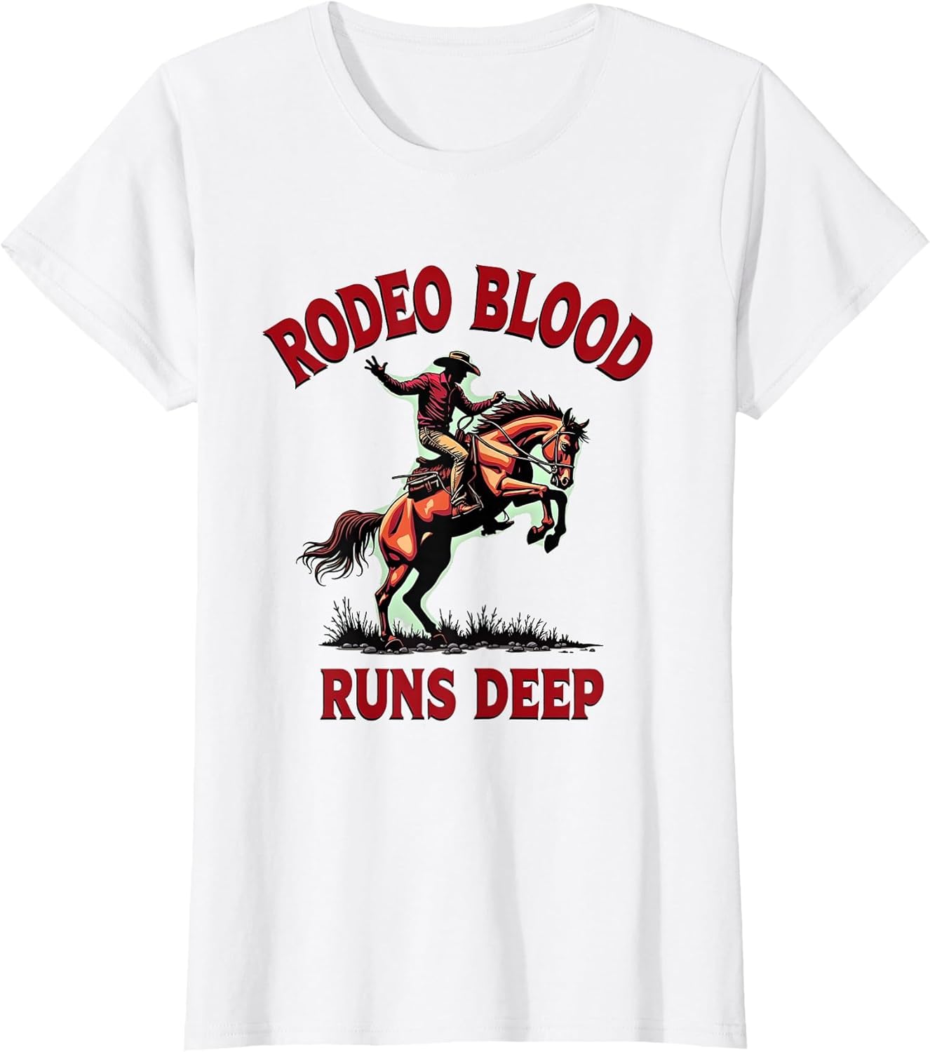 Rodeo Blood Runs Deep Western Heritage Design