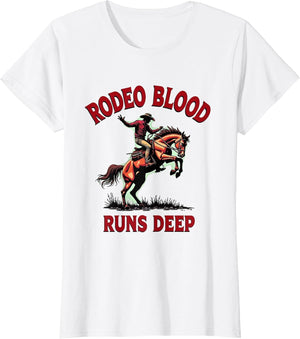 Rodeo Blood Runs Deep Western Heritage Design