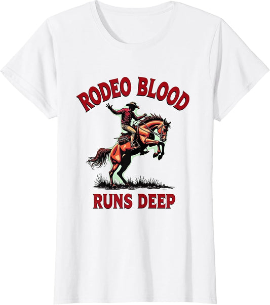 Rodeo Blood Runs Deep Western Heritage Design