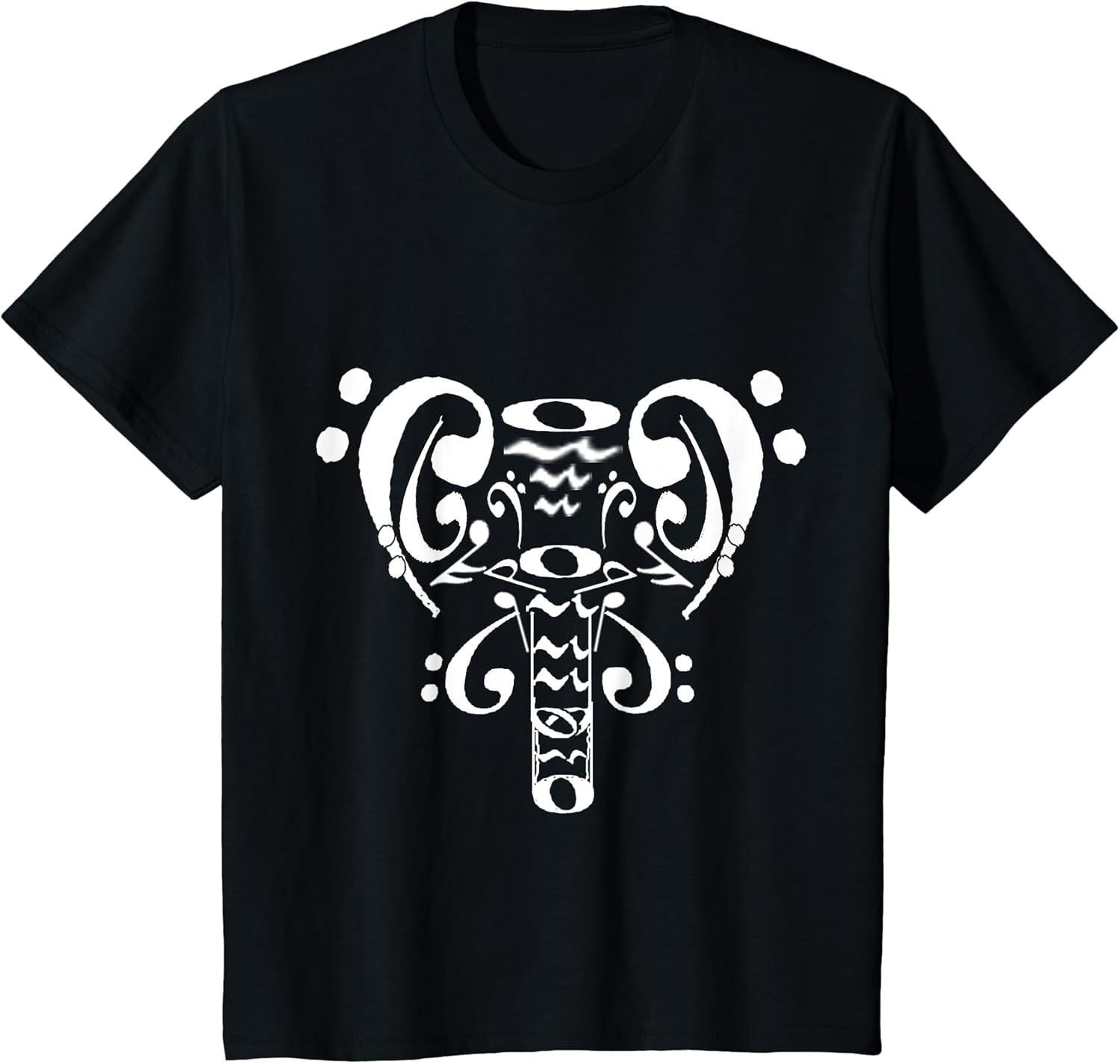 Music Note and Symbol Elephant - Valiant Heart Design