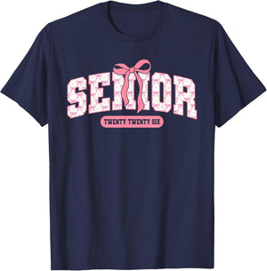 Senior 2026 Pink Coquette Bow Graduation Her Graduate Girl