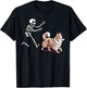 Funny Sheltie Running Skeleton Halloween