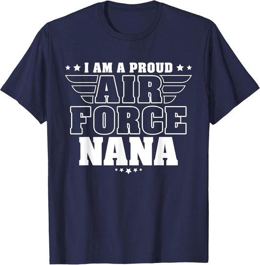 Proud Air Force Nana Patriotic Pride Military Grandmother