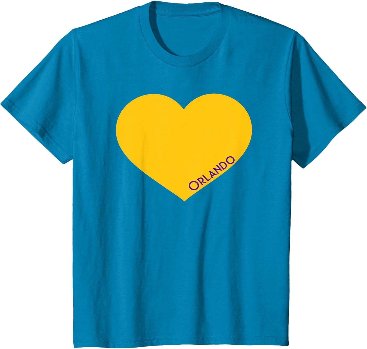 Orlando Soccer City Fan Color Heart Shirt