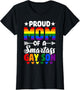 Proud Mom of A Smartass Gay Son LGBTQ Pride Flag Mothers Day
