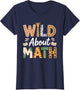 Wild About Math Funny Cute Teacher Student Math Club