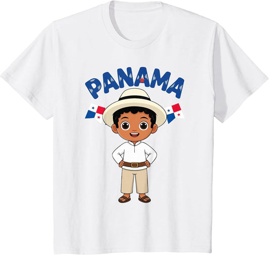 Panama Panamanian Boy Traditional Outfit Wear Flag Heritage