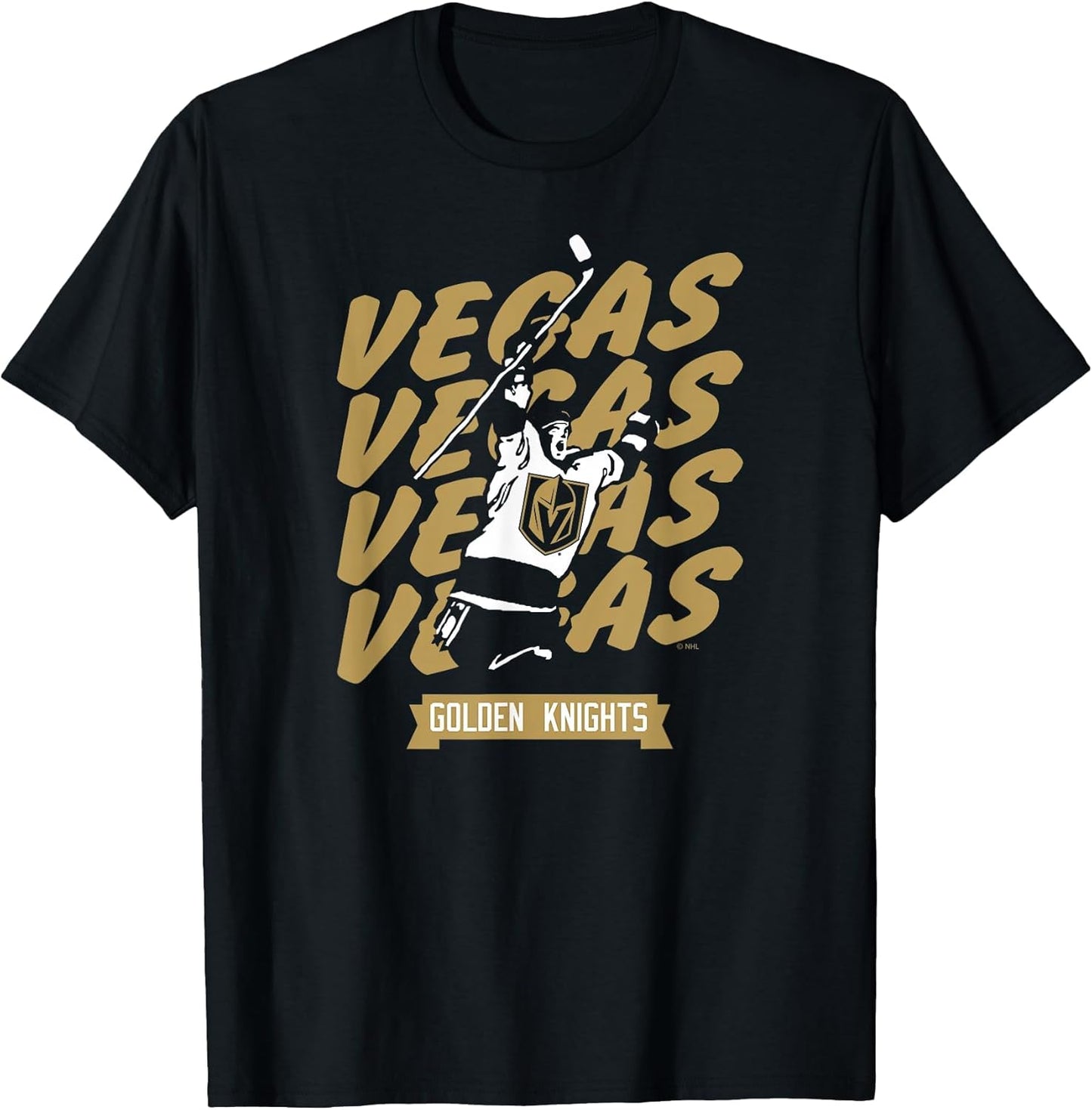Vegas Golden Knights Graffiti Black Officially Licensed