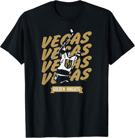Vegas Golden Knights Graffiti Black Officially Licensed